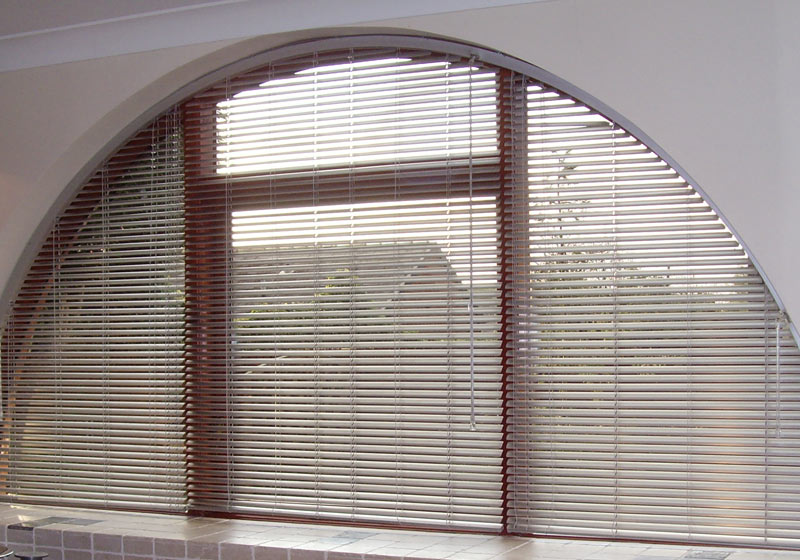 arched window blind